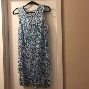 Island Company Castaway Shift Dress Aquarium